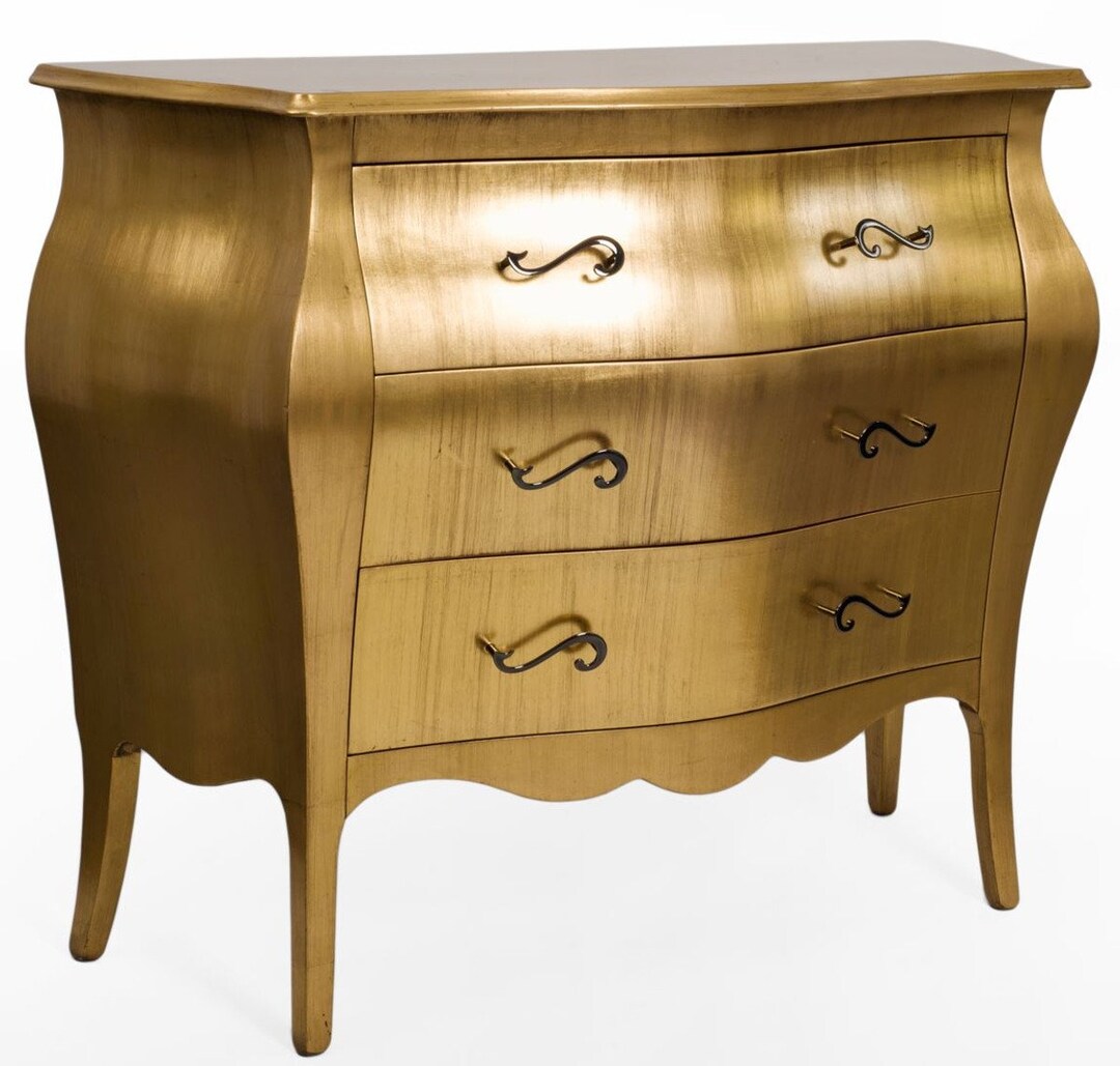 Casa Padrino Luxury Baroque Chest of Drawers Gold Handcrafted Solid ...