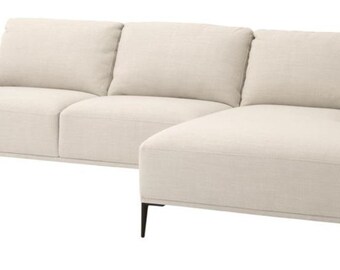 Casa Padrino Luxus Lounge Sofa Naturfarbig 285 x 164 x H. 80 cm - Luxus Kollektion