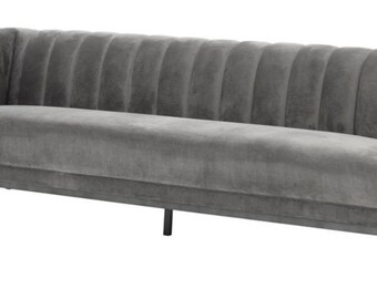 Casa Padrino Sofa Grau 230 x 86 x H. 75 cm - Luxus Kollektion