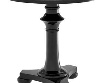 Casa Padrino Luxus Designer Tisch / Beistelltisch Schwarz 65 x H. 65 cm - Limited Edi