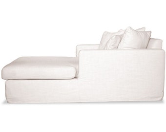 Casa Padrino Luxus Wohnzimmer Couch Weiss - Luxus Qualität - Schlafcouch