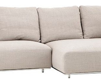 Casa Padrino Luxus Sofa Sandfarbig - Designer Ecksofa