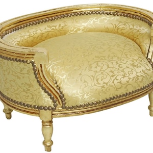 Dog bed / cat bed baroque gold pattern by Casa Padrino - handmade antique style