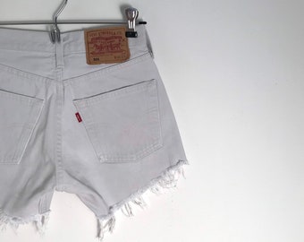 Pantaloncini vintage pastello LEVIS 501 con vita alta e orli | Etsy Italia