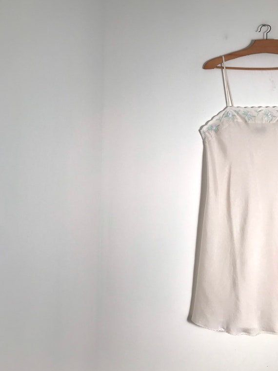 YVES SAINT LAURENT vintage champagne silk sleevele