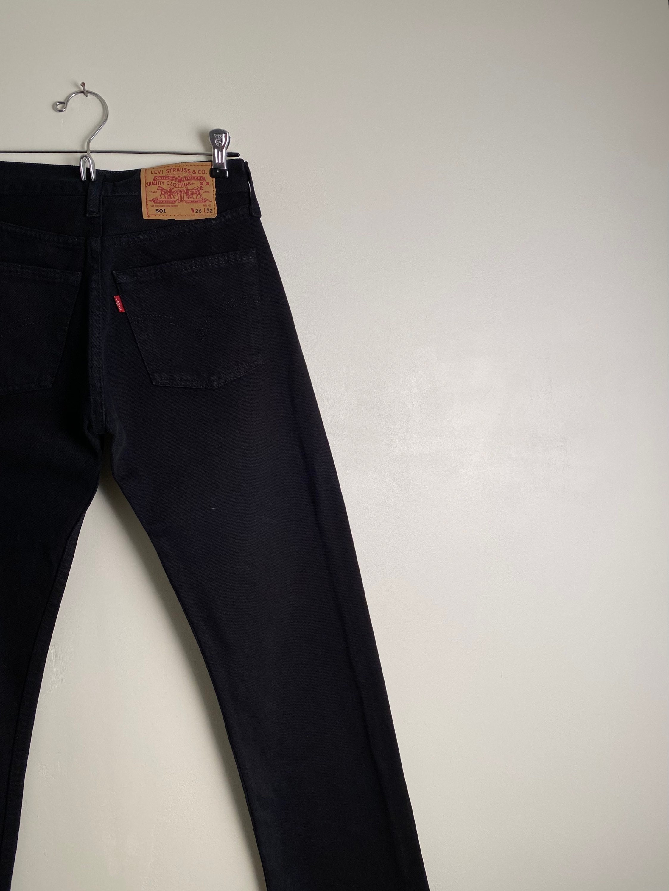 Black Levis 501 - Etsy