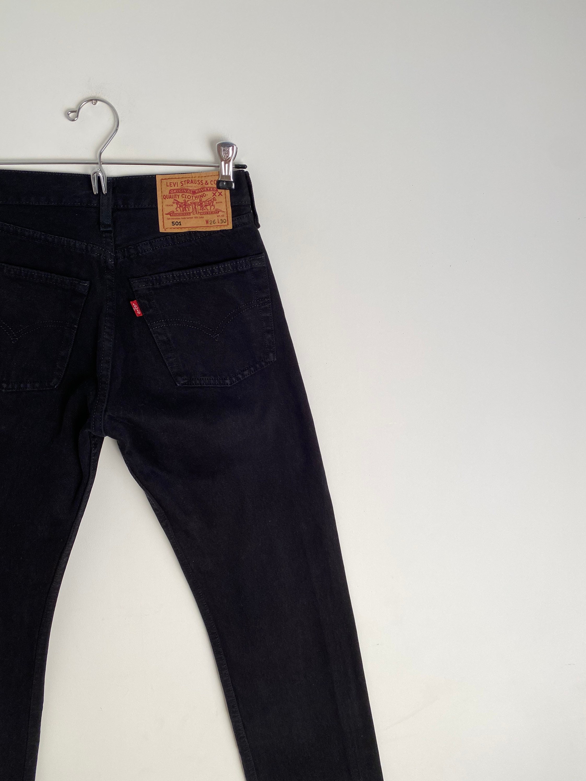vintage black 501 levis