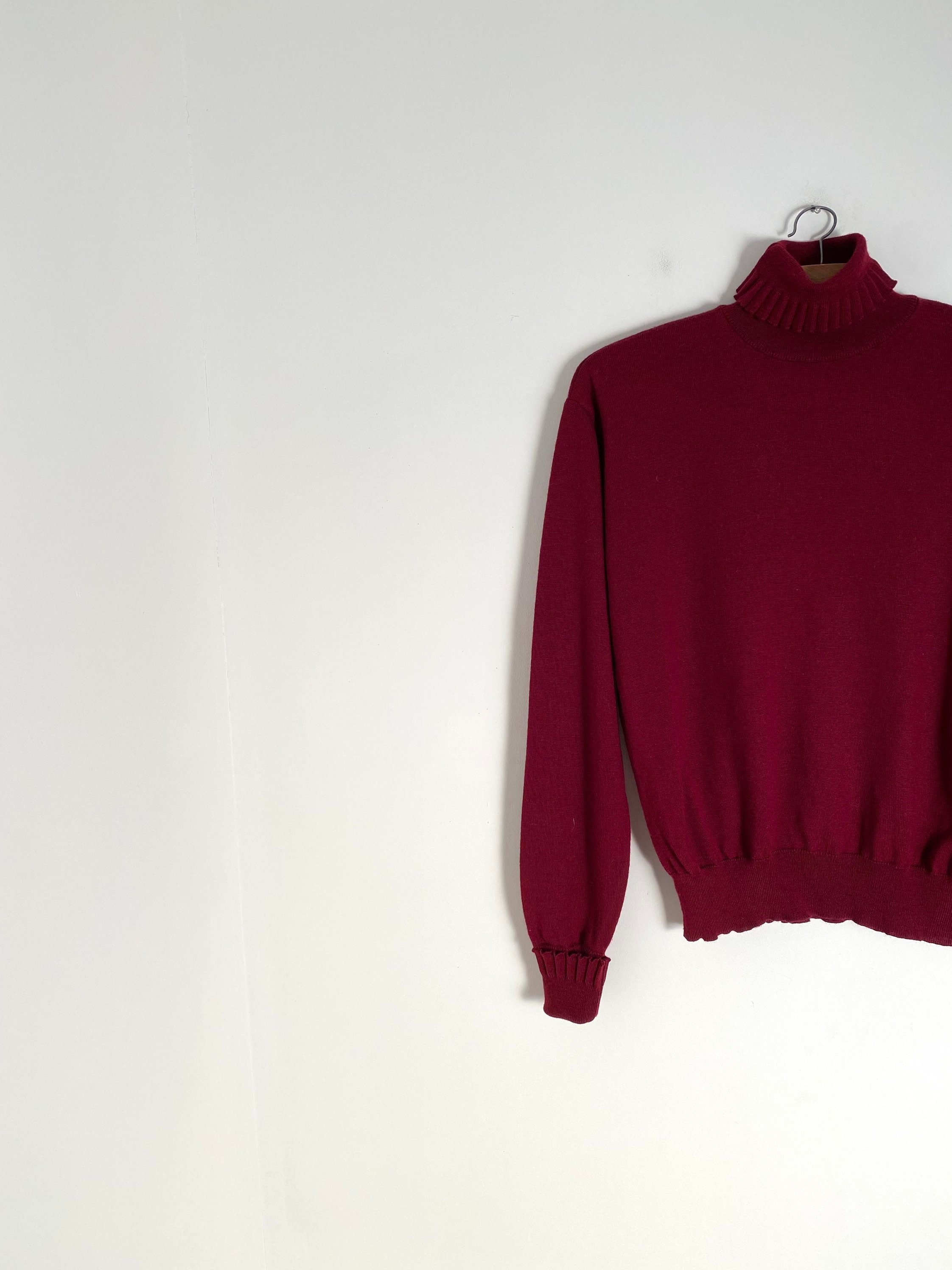 YVES SAINT LAURENT Vintage Burgundy 