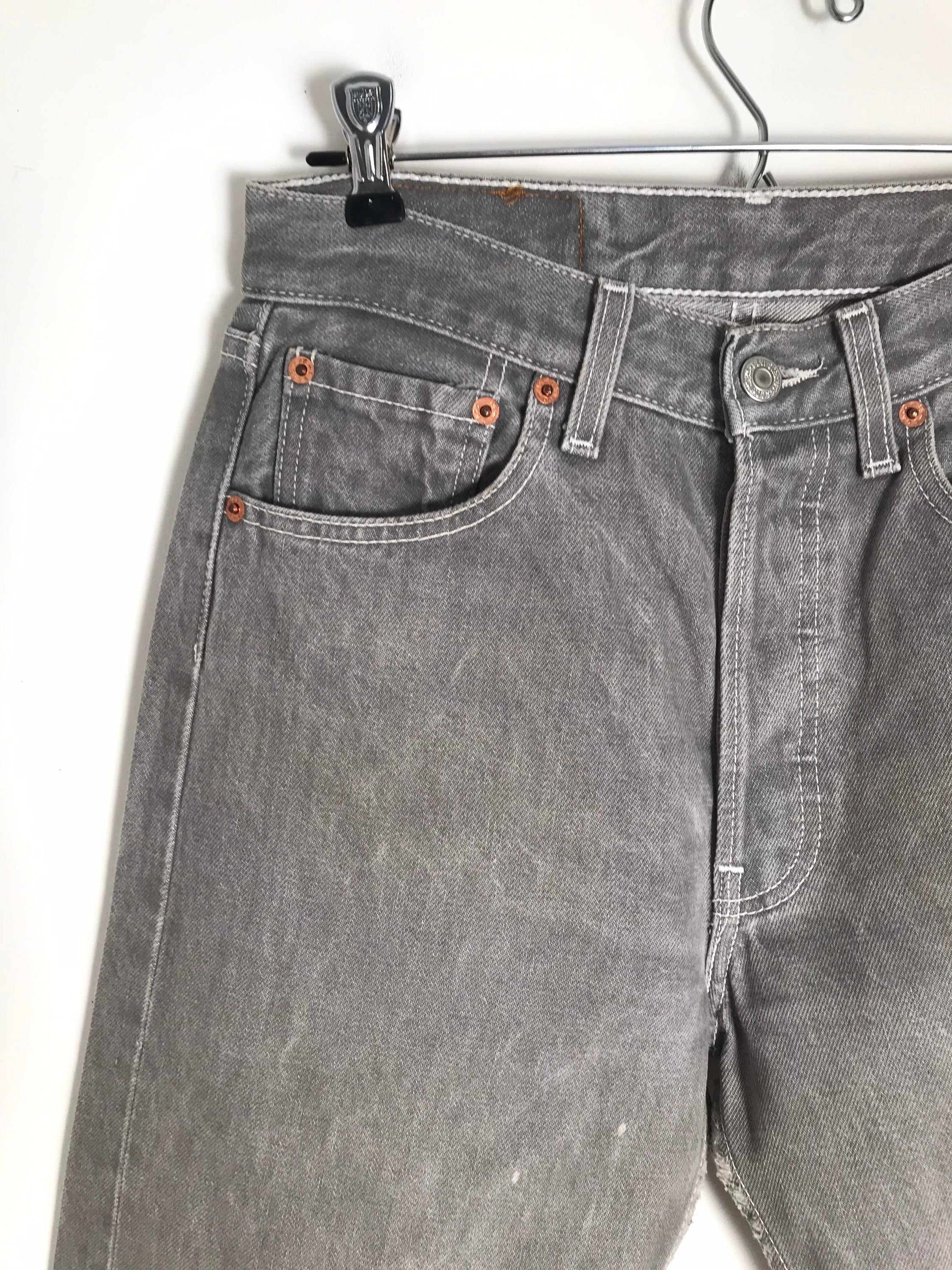 levis grey jeans 501