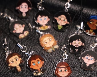 Adornos para teléfono Chibi de Dragon Age 2