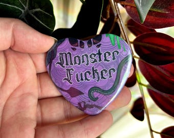 Monster F*cker || Heart Pin Button