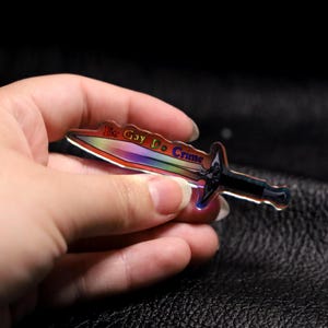 Be Gay Do Crime || Acrylic Pin