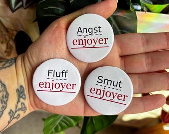 Ao3 Inspired Fanfic Tags || Pin Button