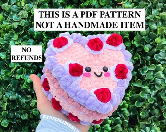 Heart Cake PDF Crochet Pattern Download