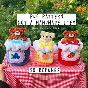 BEARy Jam Jar PDF Crochet Pattern Download