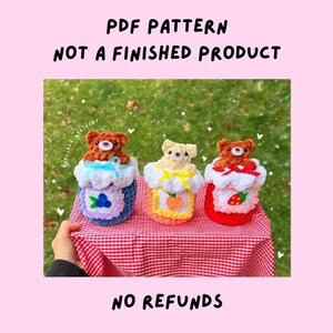 Bären Marmelade Glas PDF Häkelanleitung Download