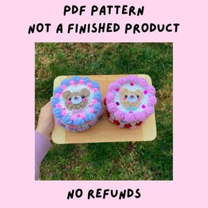 Bear Cake PDF Crochet Pattern Download