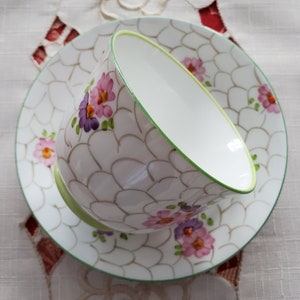 Thomas Forester & Sons &quot;Phoenix Works&quot; Floral Cup and Saucer