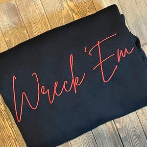 Wreck ‘Em Texas Tech Crewneck Sweatshirt