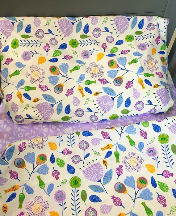 Floral Crib And Ikea Bedding For Kids Crib Bumpers Bedding Etsy