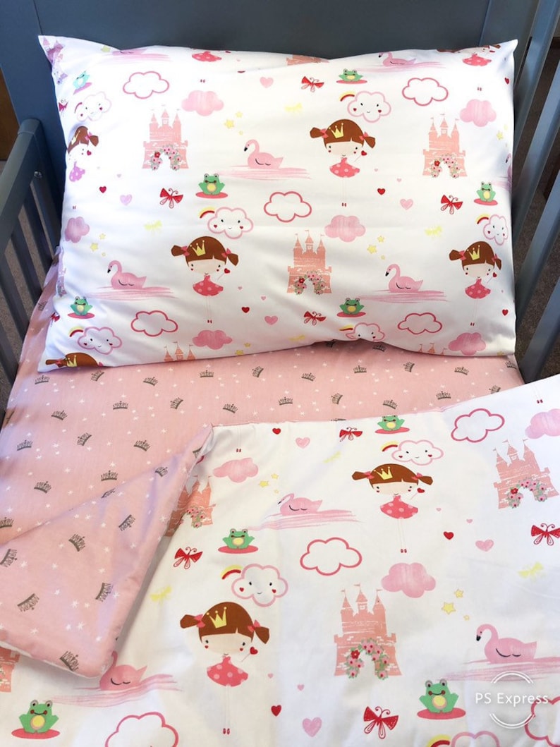 Little Princess Crib And Ikea Bedding For Kids Crib Bumpers Etsy