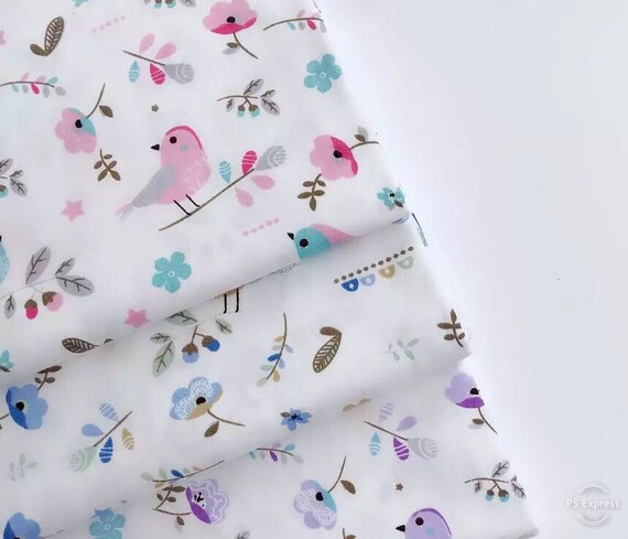 Floral Birds Crib And Ikea Bedding For Kids Crib Bumpers Etsy