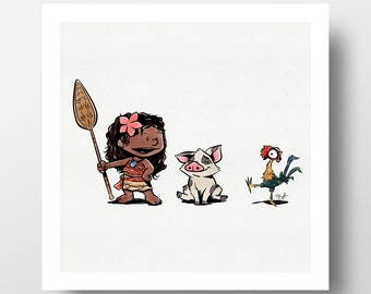 Moana y sus amigos