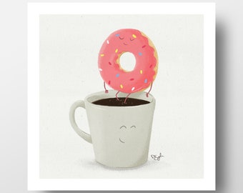 Donut y café, mejores amigos para siempre