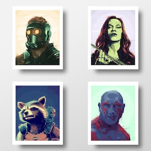 Guardians of the Galaxy, Series 01  (4 Total Prints)