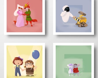 Amor, Disney (4 impresiones en total)