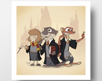 Harry Otter y sus amigos
