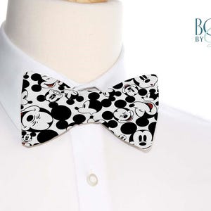Bowtie made from Disney Mickey Fabric