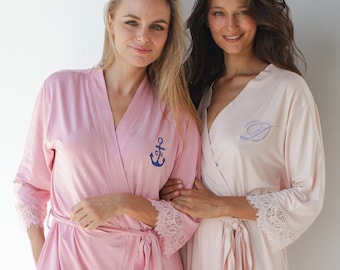 Bridesmaid Robe Sage Bridesmaid Robes Set of | Bridesmaid Gifts Bridal Party Robes | Wedding Robes | Bride Robe |  Bridal Party Robe