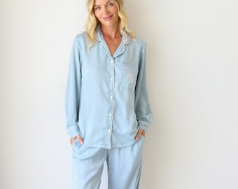 Pajamas personalized Birthday Gift, Wedding Pyjamas Bridesmaid Gifts, Bridal Shower Pajamas, Bachelorette Pajamas,