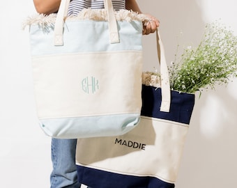 Bridesmaid Tote bag Beach tote Personalized Bag Women, Lunch Bag Cotton Canvas Tote, Christmas Gift for her, Proposal Bag