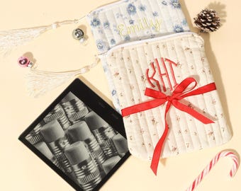 Quilted Kindle Cover Personalized Kindle Reader Gift Custom Kindle Case