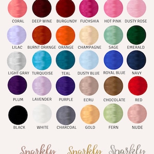 Puede incluir: Imagen que muestra una selecci&oacute;n de colores de hilo de bordar, incluyendo coral, vino tinto, borgo&ntilde;a, fucsia, rosa intenso y rosa empolvado. Otros colores son lila, naranja quemado, naranja, champ&aacute;n, salvia y esmeralda. Tambi&eacute;n se muestran hilos brillantes en oro rosa, oro y plata.