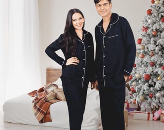 Soft Couple Pajamas, Gifts for the Couple, Custom Pajamas, Anniversary gift, Matching Pajamas, Custom Pajama Set, Valentine Pajamas