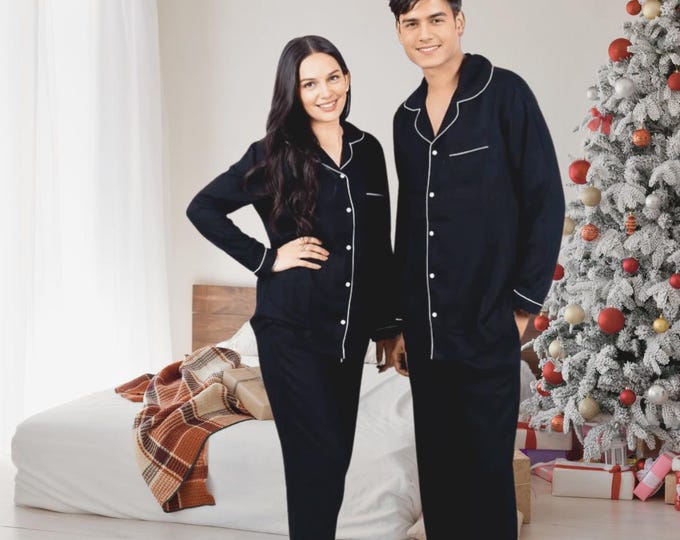 Soft Couple Pajamas, Gifts for the Couple, Custom Pajamas, Anniversary gift, Matching Pajamas, Custom Pajama Set, Valentine Pajamas