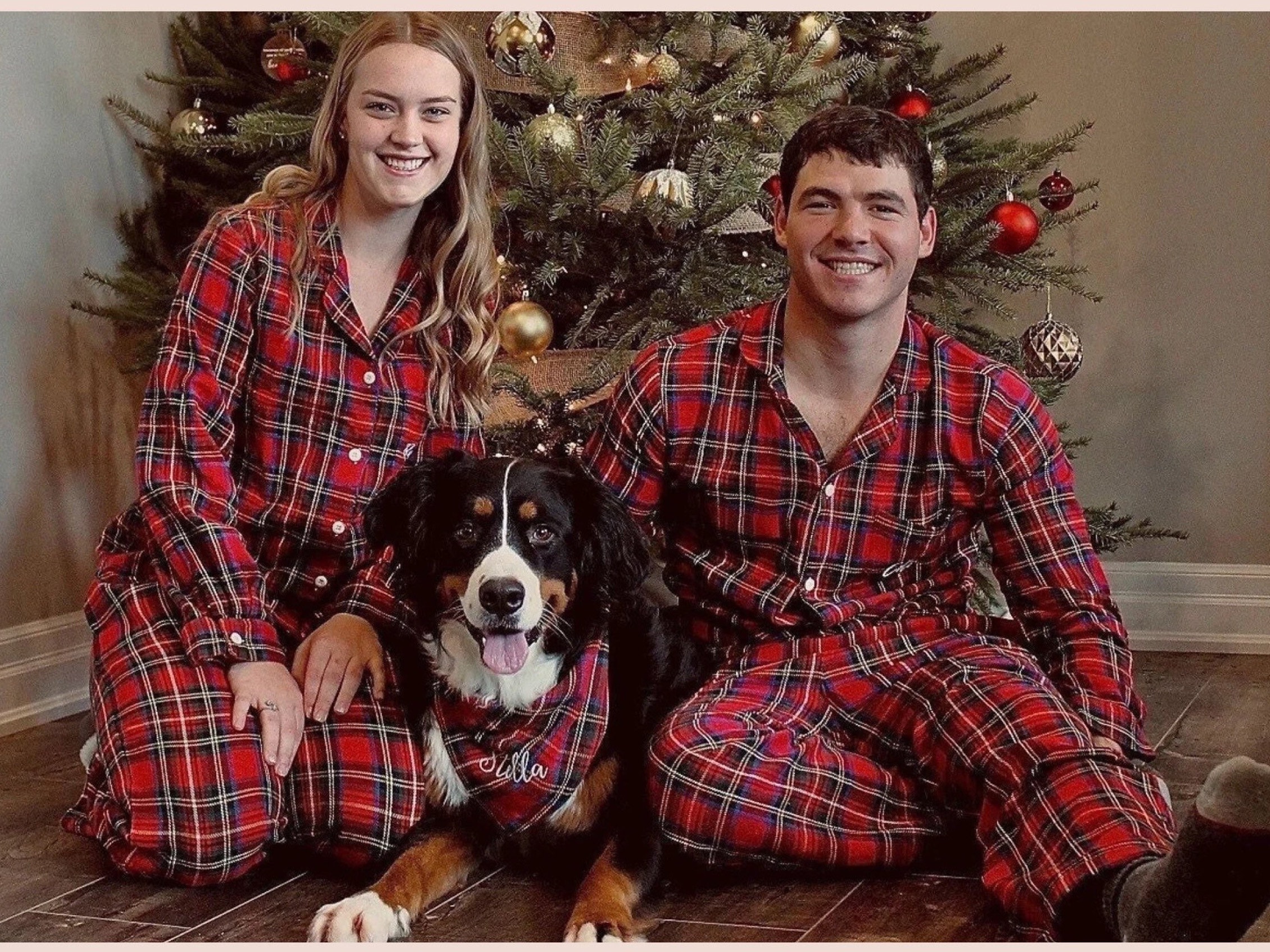 Family Christmas Pajamas With Dog -  Canada