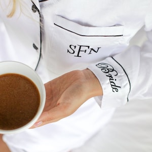 Añadir personalización: pijamas de satén y jersey lisos y camisetas de dormir de rayón y jersey