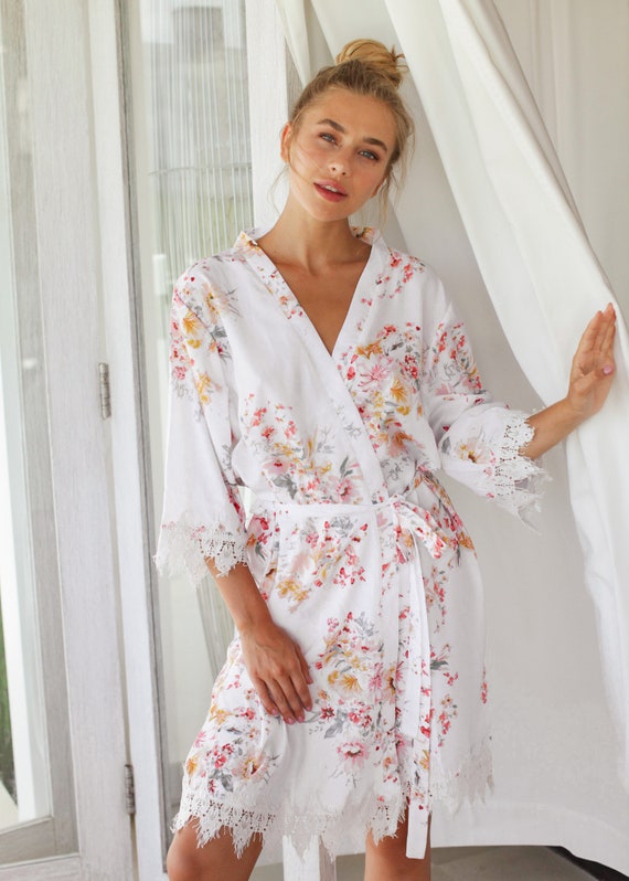 Sottoveste Yamamay Kimono Sposa Kimono Donna Vestaglia Kimono