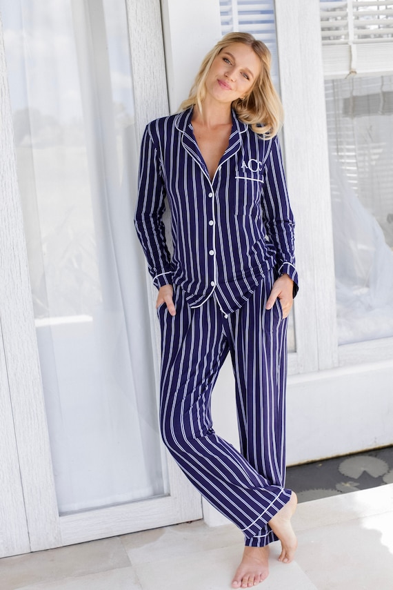 Women Striped Pyjamas - Buy Women Striped Pyjamas online in India