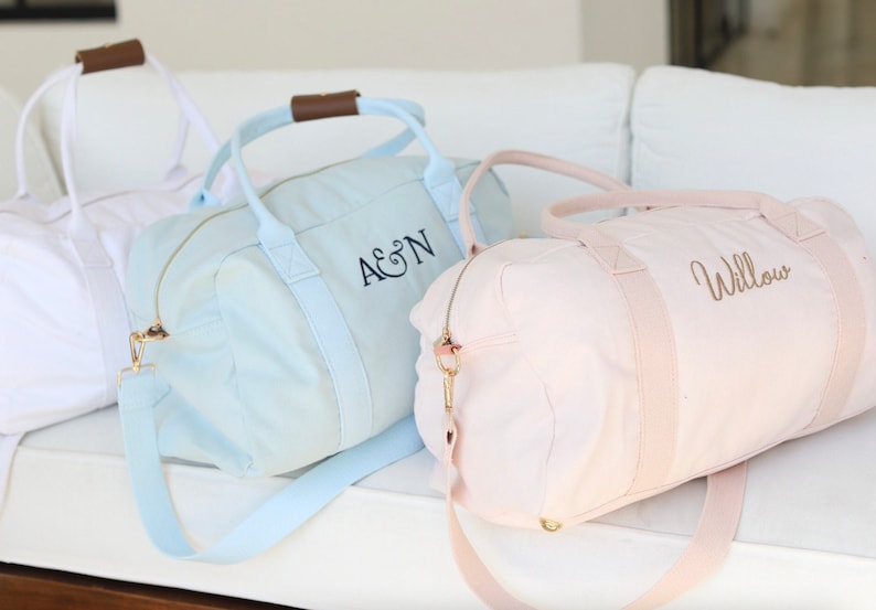 Personalised Bag Duffle Bag / Baby Bag / Monogrammed Weekender Bags / Hospital Bag Tiffany