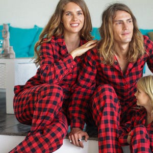 Family Flannel Pjs Etsy Canada
