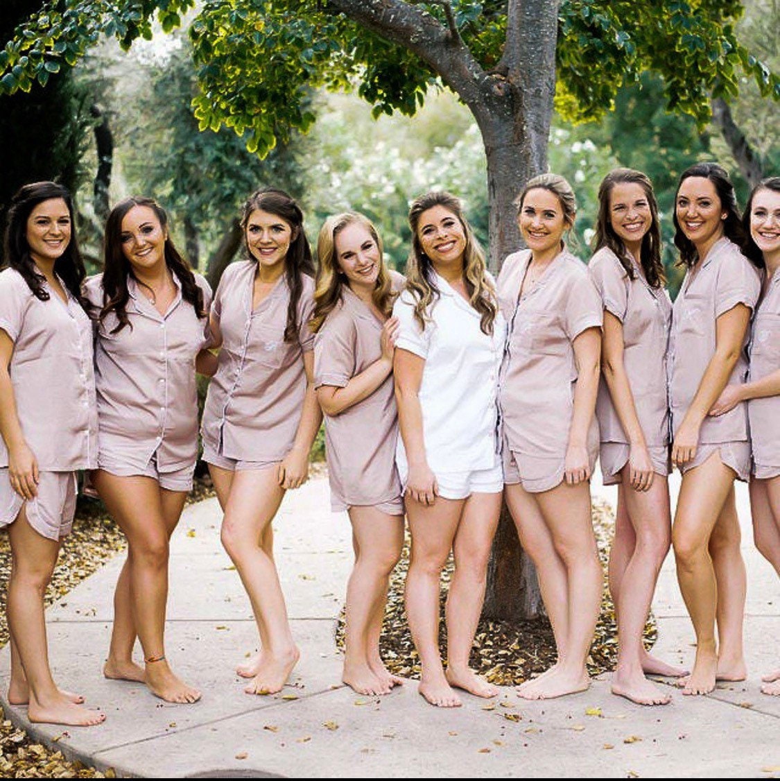 bridesmaids pajamas and robes