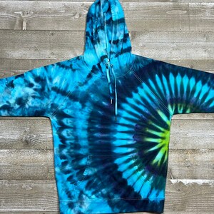 Unisex Light Weight Sweatshirt - Adult Custom Hoodie - Ice Dyed