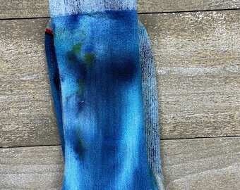 Handgemaakte Ice Tie Geverfde Heren Cushoned Sokken