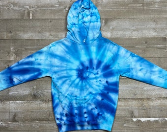 Ice-dyed sweater voor jongeren