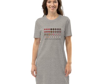 United Faces of America© Organic cotton t-shirt dress